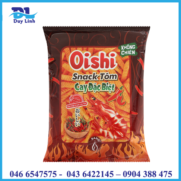 BIM BIM SNACK TÔM CAY ĐẶC BIỆT OISHI GÓI 32G - Duy Linh