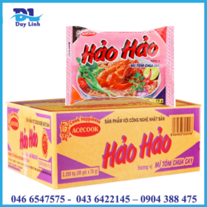 Mì gói hảo hảo tôm chua cay 75g